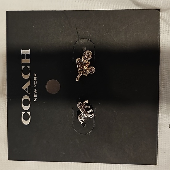 Coach Jewelry - COACH Horse & Carriage Earrings NWT